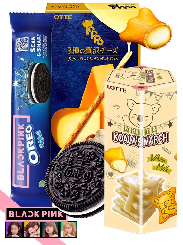 OREO BLACKPINK x CHEESE KOARA LOTTE | Gift Outlet