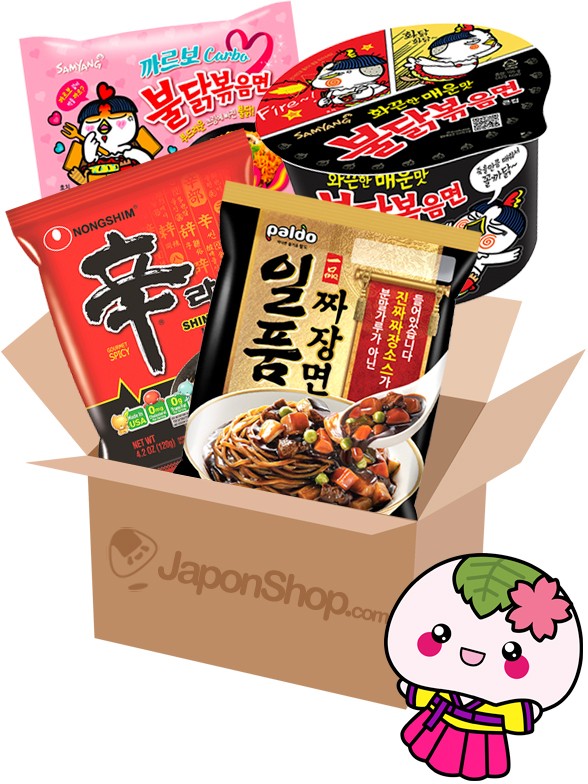 JAPONSHOP TREAT "Todo el Ramen COREANO que puedas Comer!" PackBox | Pedido GRATIS!