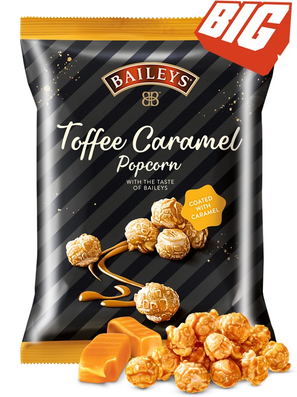 Palomitas de Maíz de Baileys y Caramelo Toffe 125 grs.