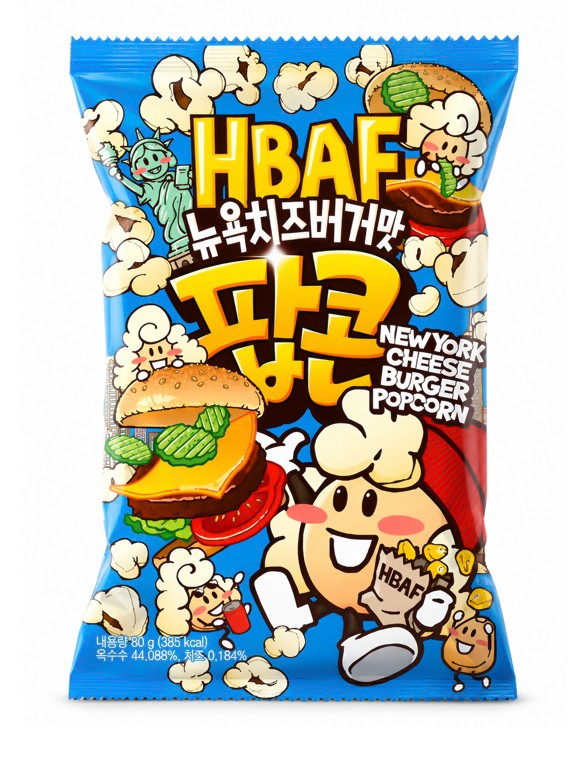 Palomitas Coreanas de Sabor New York Cheese Burger | HBAF 80g.