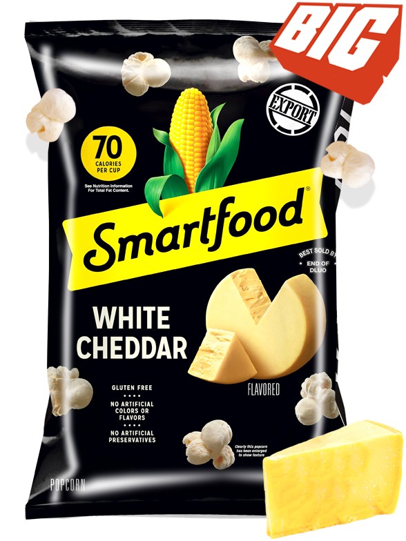 Palomitas con Queso Cheddar Blanco 155 grs.