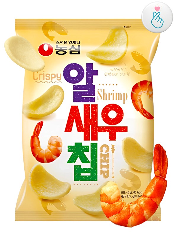 Chips Coreanas de Pan de Gambas | Big Bag 75g.