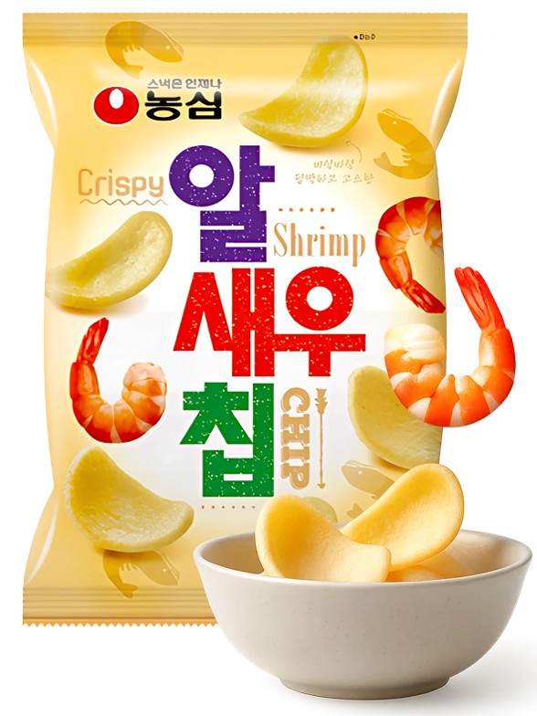 Chips Coreanas de Pan de Gambas | Big Bag 75g.