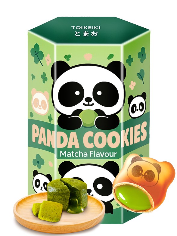 Panda Cookies de Matcha | Tokimeki 40g.