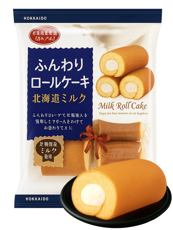 Pastelitos Roll Cakes de Leche de Hokkaido | Family Pack 140g.