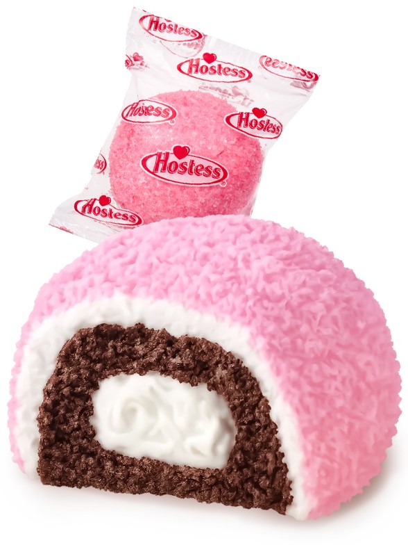 Pastelito SnowBall con Coco, Fresa, Nubes y Crema | Twinkies | Unidad