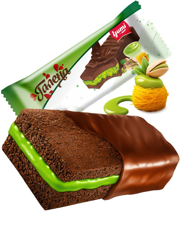 Pastelito Dubai de Pistacho 65g.