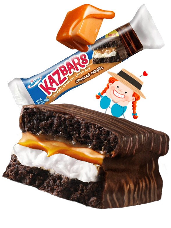 Pastelito Kazbars Choco Caramel | Hostess Twinkies | Unidad 35g.