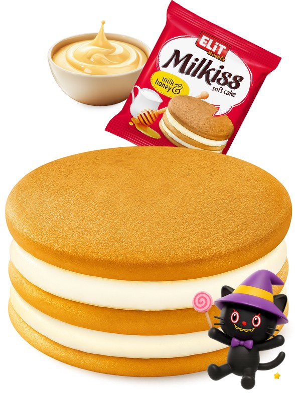 Pastelito Milkiss de Leche y Miel 42g.