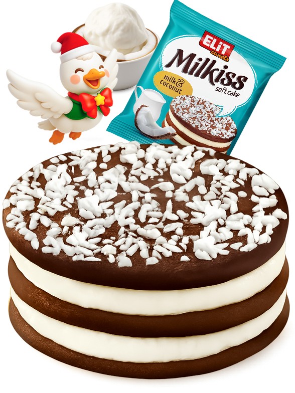 Pastelito Milkiss de Nata y Coco | Dairy Sweets 42g.