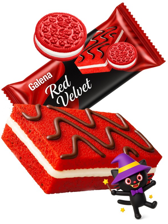 Pastelito Red Velvet Galena 80g.