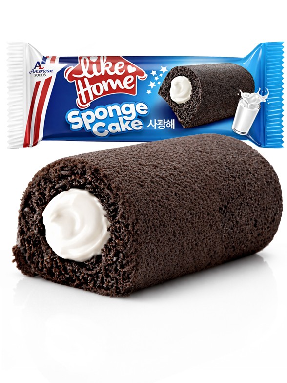 Pastelito Sponge Cake de Chocolate con Crema de Leche | Like Home 40g.