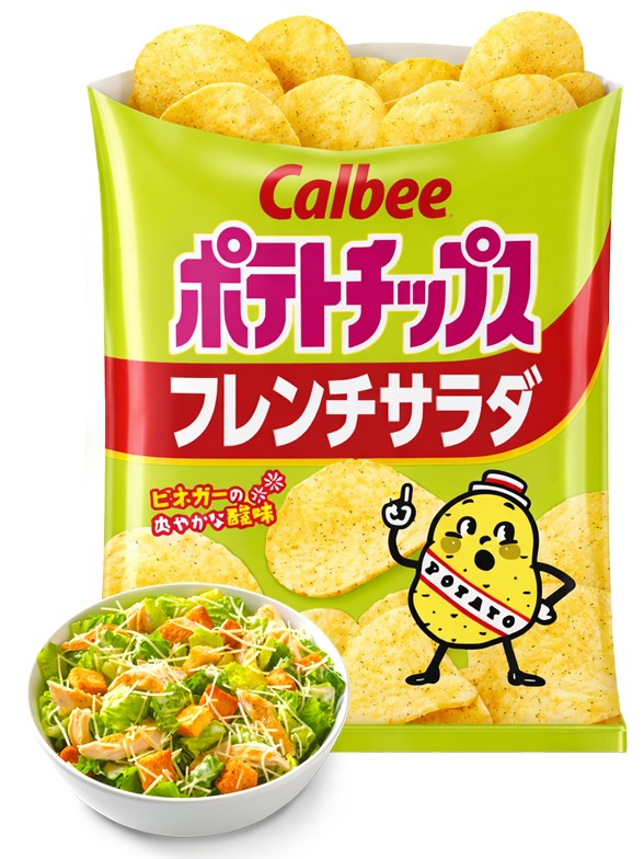 Patatas Calbee Gourmet French Salad 55g.
