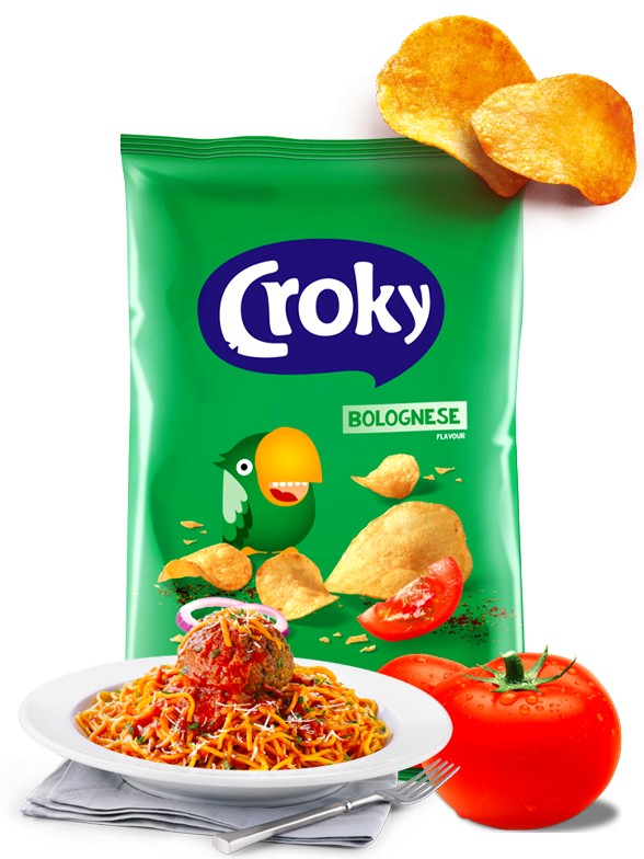 Patatas Chips Sabor Boloñesa | Croky | Pocket 40 grs.