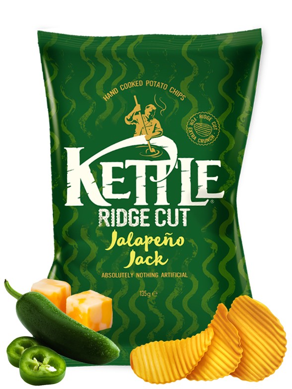 Patatas Kettle con Queso Jack y Jalapeños 135 grs. | OFERTA!!