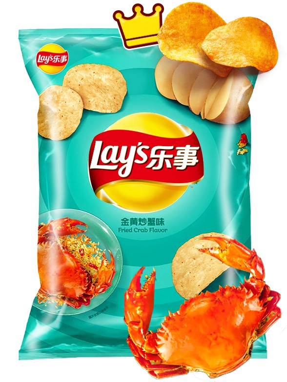 Patatas Lays China | Sabor Cangrejo Frito | Asia Recipe 70 grs.