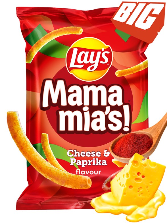 Snack Pajitas Lays Queso y Paprika | Mama mia's 100 grs.