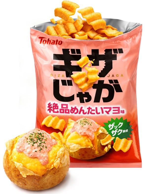 Patatas Onduladas de Mentaiko Mayo | Tohato 53g.