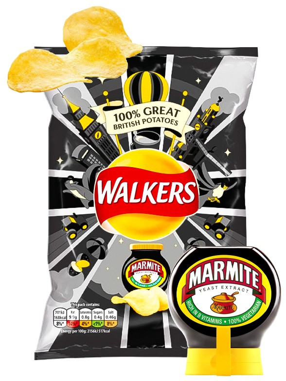 Patatas Fritas Walkers Lays Sabor Salsa Marmite 32,5 grs. Pedido