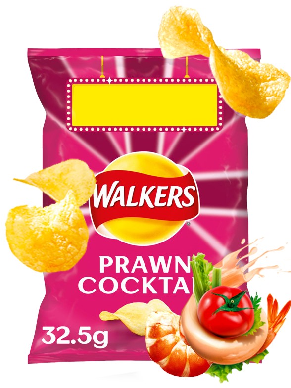Patatas Fritas Walkers Lays Sabor Cocktail de Gambas 32 grs.