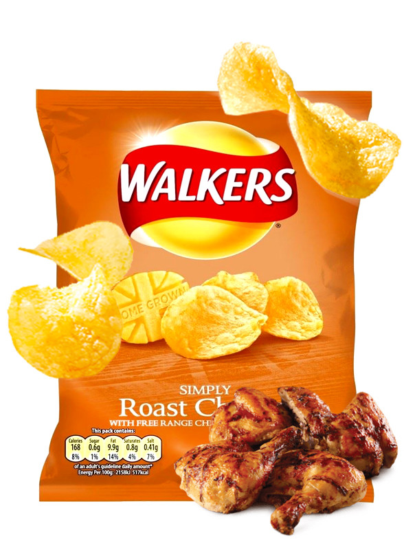 Patatas Fritas Walkers Lays Sabor Pollo Asado 50 grs
