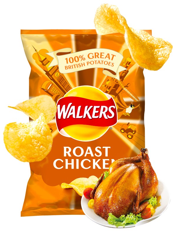 Patatas Fritas Walkers Lays Sabor Pollo Asado Nueva Receta 32 grs