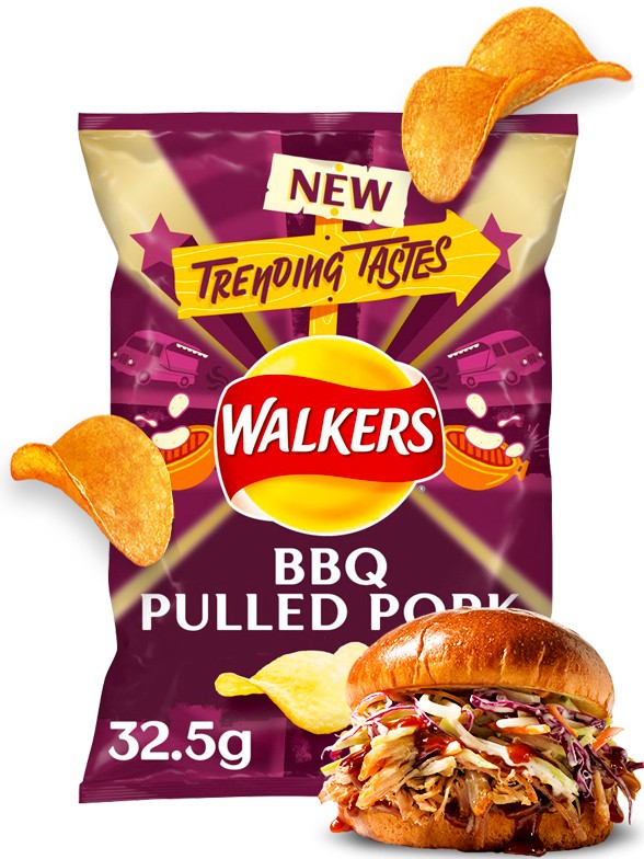 Patatas Fritas Walkers Lays Sabor Pulled Pork 32 grs