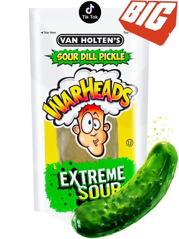 Pepinillo Gigante Americano | Warheads Extreme Sour | Van Holten's