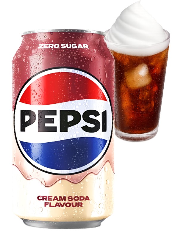 Pepsi Zero Helado de Vainilla 330 ml.