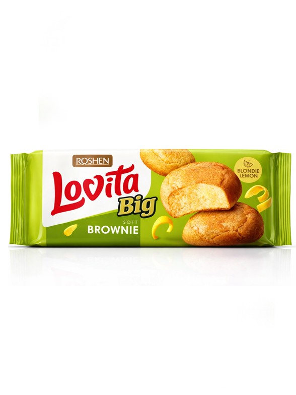 Cookies Soft Blondie Brownie de Limón | Roshen | Dulce Pascua 152g.