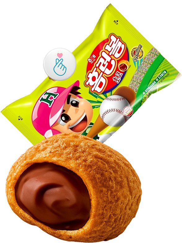 Petisús Coreanos de Mousse de Chocolate con Leche 46g.