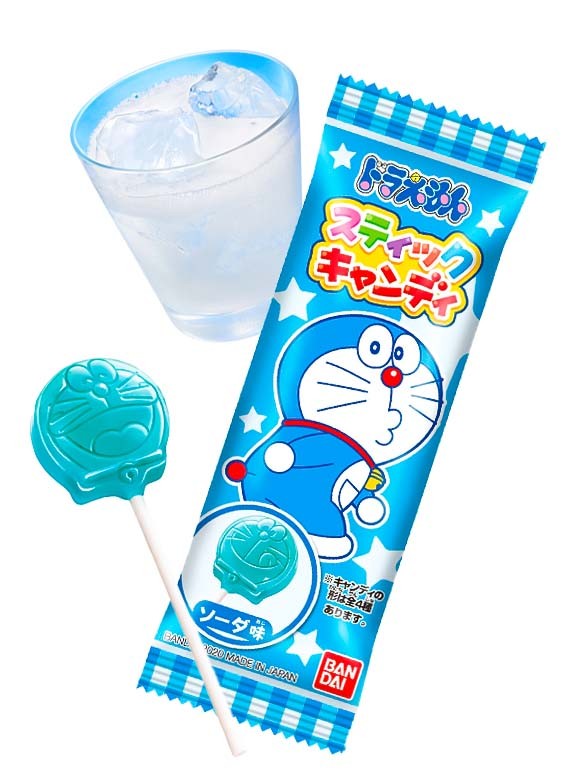 Piruleta de Doraemon sabor Ramune 9 grs.
