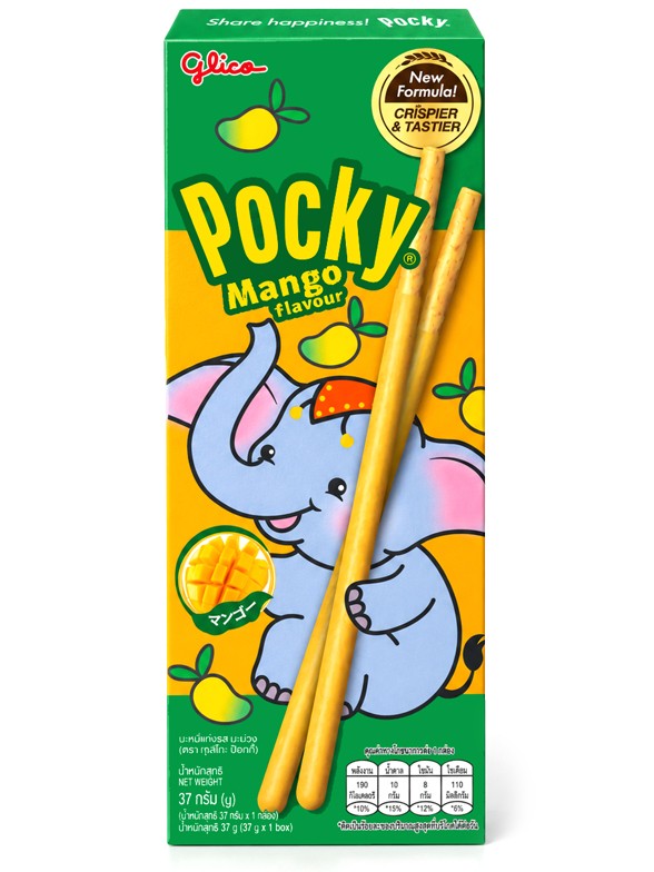 Pocky Pocket Mango | Nuevo Sabor 25g.