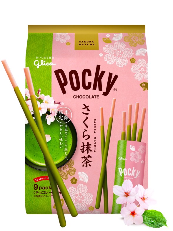 Pocky de Sakura y Matcha | Japan Kyoto Edition 114 grs.