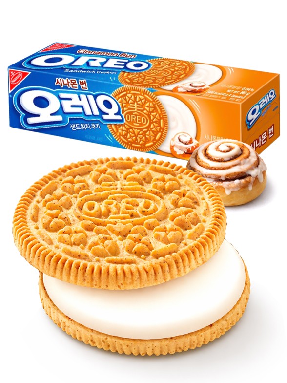 Oreo Coreana de Bollo de Canela | Cinnamon Bun 80g.