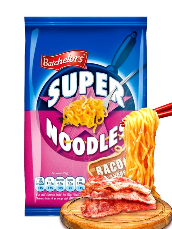 Ramen Salteado con Bacon | Super Noodles 90 grs