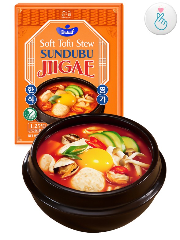 Estofado de Tofu Coreano Sundubu Jjigae | Instantáneo 350g.