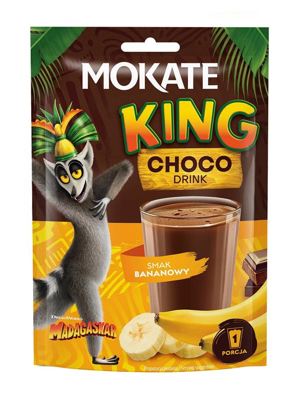 Bebida Instantánea de Chocolate y Plátano Mokate King