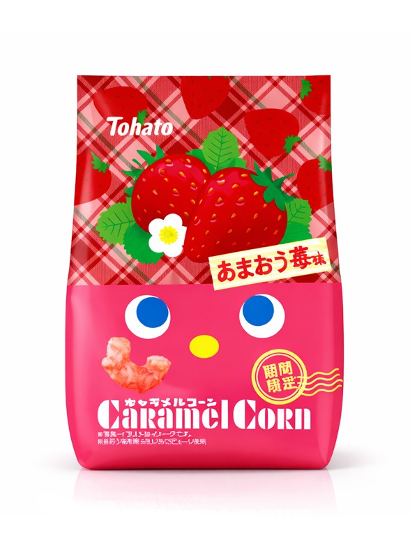 Snack Lovely Tohato Sabor Fresas y Leche Condensada 62g.