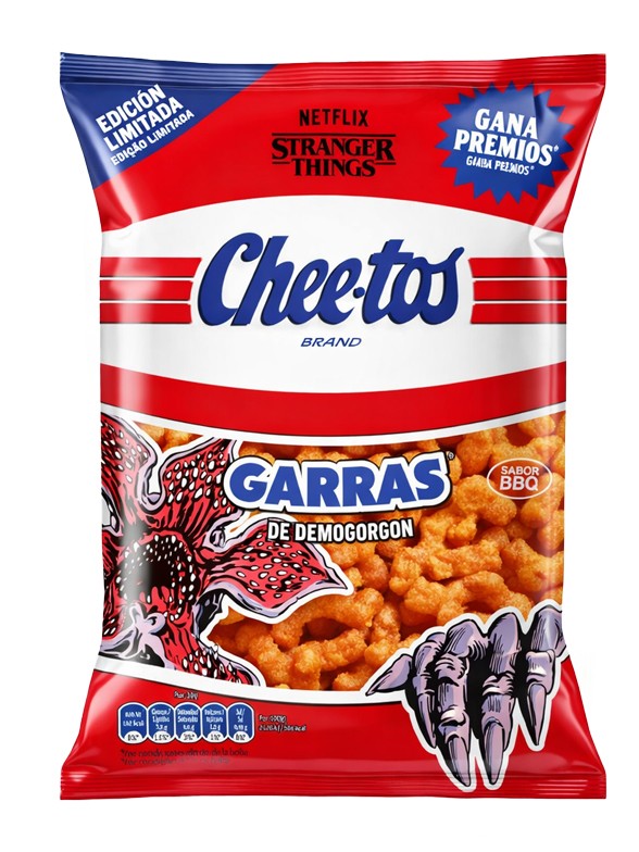 Cheetos Garras de Demogorgon 75g.
