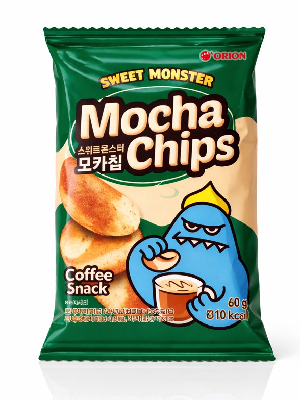 Snack Coreano Sweet Monster Mocha Chips 80g.