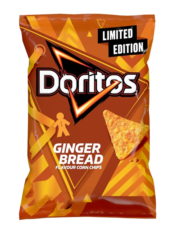 Doritos Sabor Galleta Gingerbread 180g.