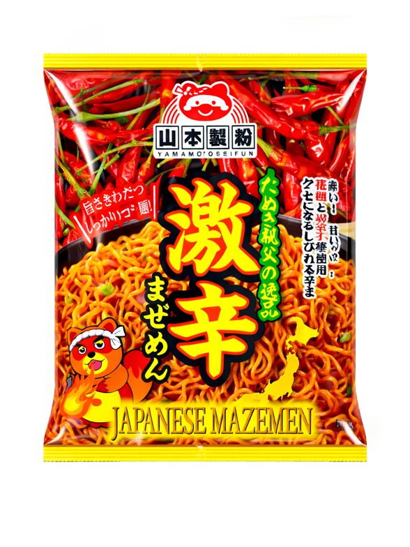Fideos Yakisoba Tanuki Yamamoto Extra Picantes | My Bag 88g.