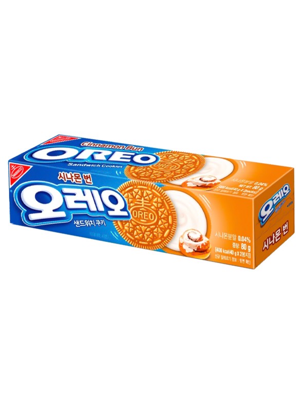 Oreo Coreana de Bollo de Canela | Cinnamon Bun 80g.