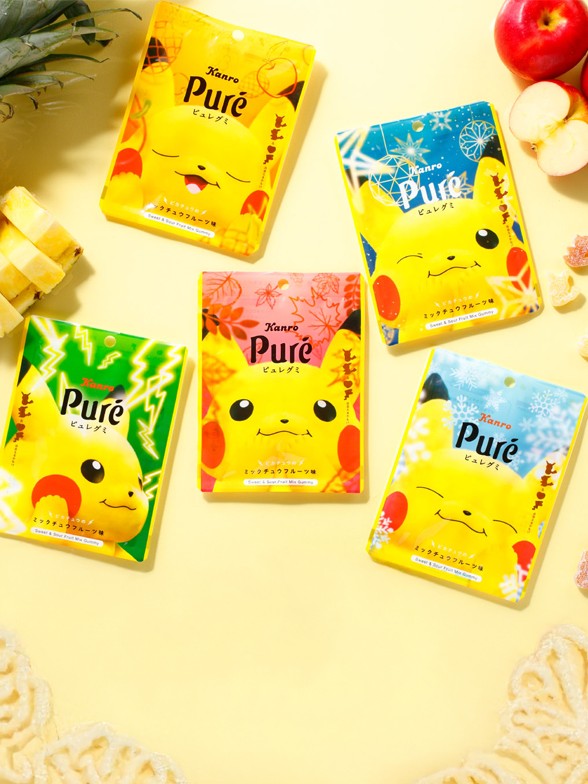 Chuches Puro Zumo de Frutas Dulces y Ácidas | Ed. Pokémon | Pure 52g.
