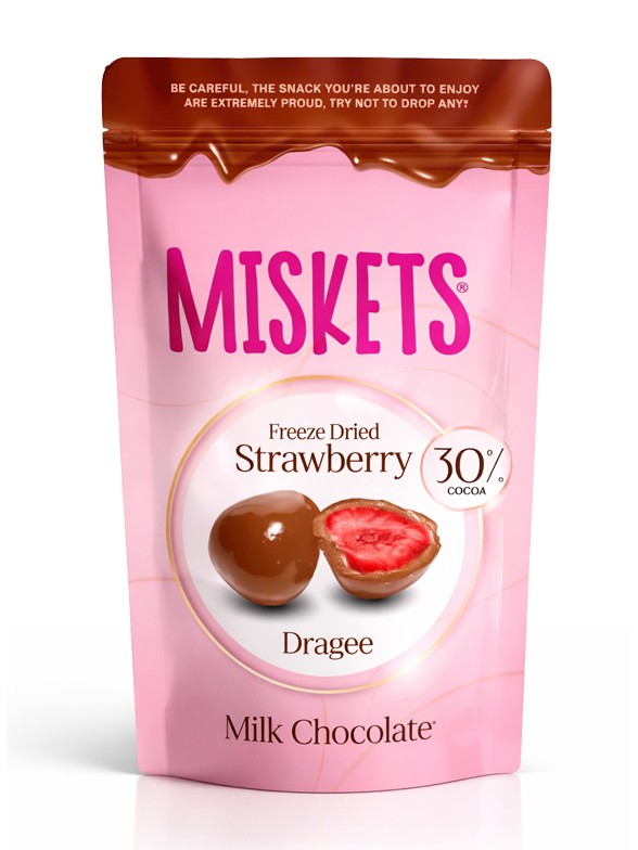 Fresas Liofolizadas Bañadas en Chocolate con Leche | Miskets 80g.