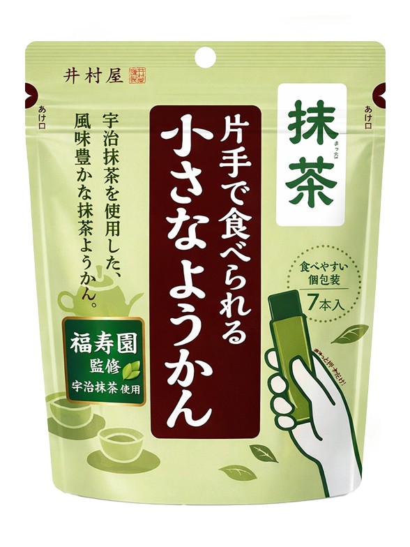 Yokan Sticks de Gelatina Matcha y Azuki 98g.