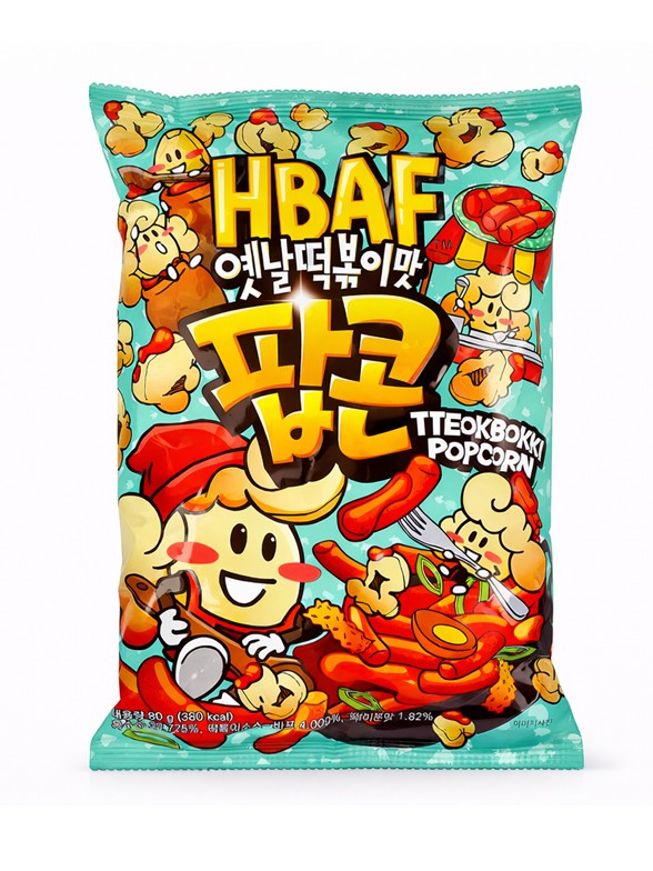 Palomitas Coreanas de Maíz Sabor Topokki | HBAF 80g.