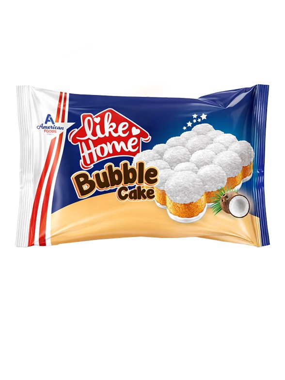 Pastelito Bubble Cake con Crema y Coco | Like Home 40g.