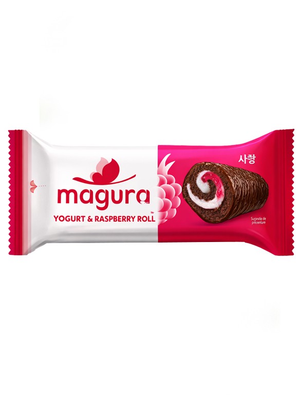 Cake Roll de Choco, Nata y Mermelada de Frambuesa | Dulce Pascua 35g.